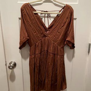 Mustard Seed Satin Dress